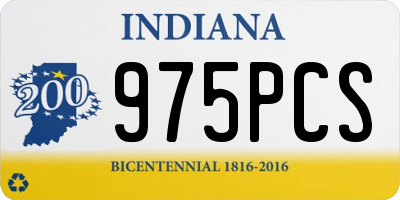 IN license plate 975PCS