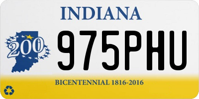 IN license plate 975PHU