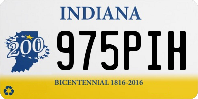 IN license plate 975PIH