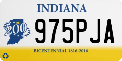 IN license plate 975PJA
