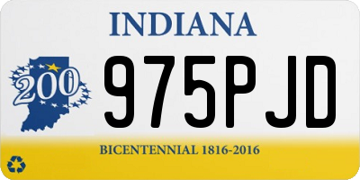 IN license plate 975PJD