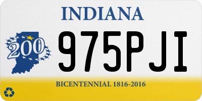 IN license plate 975PJI