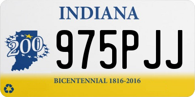 IN license plate 975PJJ