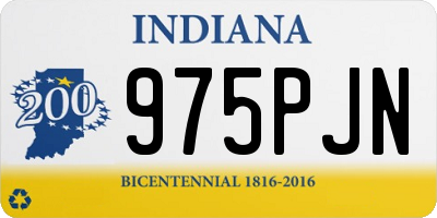 IN license plate 975PJN