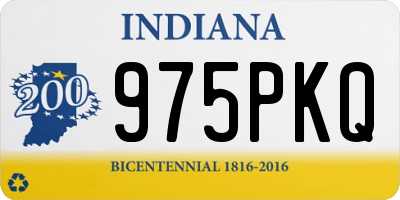 IN license plate 975PKQ