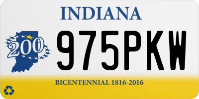 IN license plate 975PKW