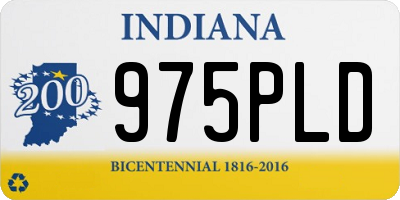 IN license plate 975PLD