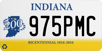IN license plate 975PMC