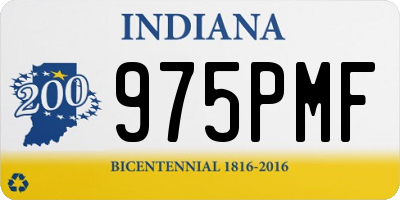 IN license plate 975PMF