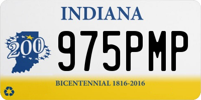 IN license plate 975PMP