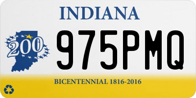 IN license plate 975PMQ