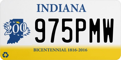 IN license plate 975PMW