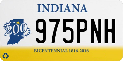 IN license plate 975PNH
