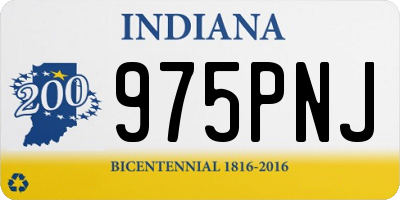 IN license plate 975PNJ