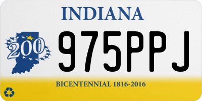 IN license plate 975PPJ