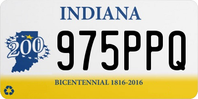 IN license plate 975PPQ