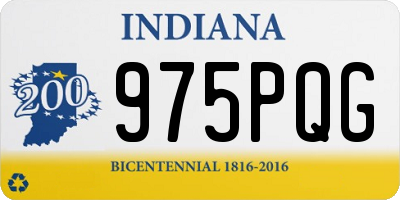 IN license plate 975PQG