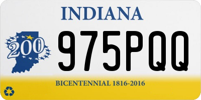 IN license plate 975PQQ