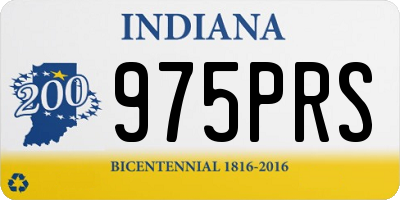 IN license plate 975PRS