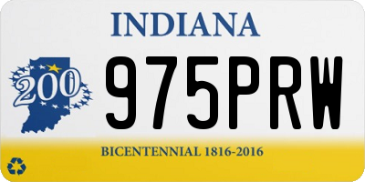 IN license plate 975PRW