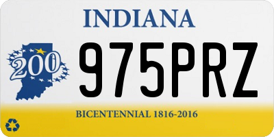 IN license plate 975PRZ