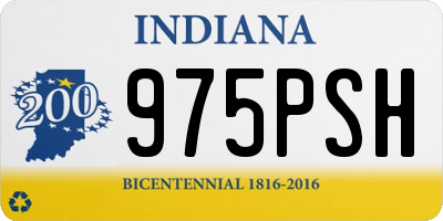 IN license plate 975PSH