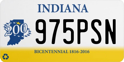 IN license plate 975PSN