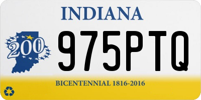 IN license plate 975PTQ