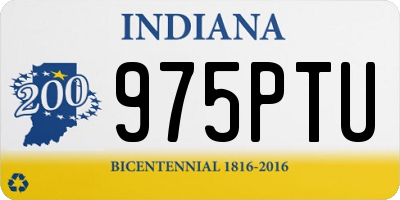 IN license plate 975PTU