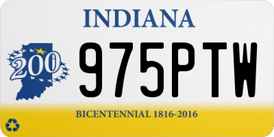 IN license plate 975PTW
