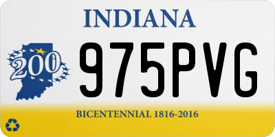 IN license plate 975PVG