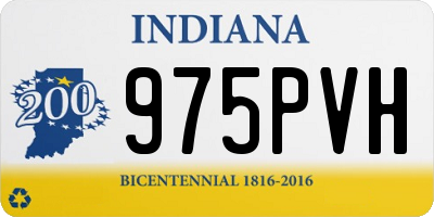 IN license plate 975PVH