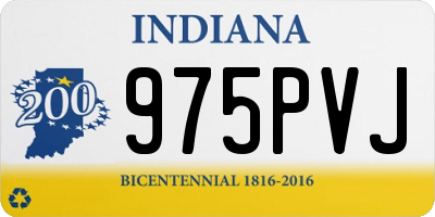 IN license plate 975PVJ