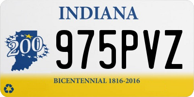 IN license plate 975PVZ