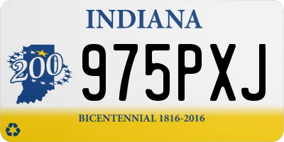 IN license plate 975PXJ