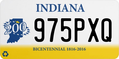 IN license plate 975PXQ