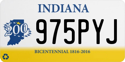 IN license plate 975PYJ