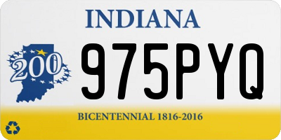 IN license plate 975PYQ