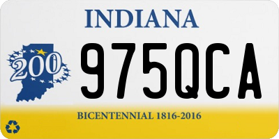 IN license plate 975QCA