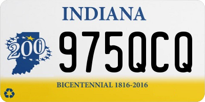 IN license plate 975QCQ