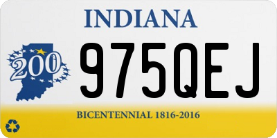 IN license plate 975QEJ