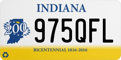 IN license plate 975QFL