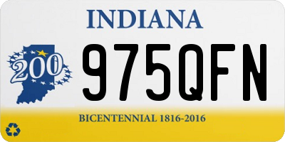 IN license plate 975QFN