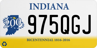 IN license plate 975QGJ