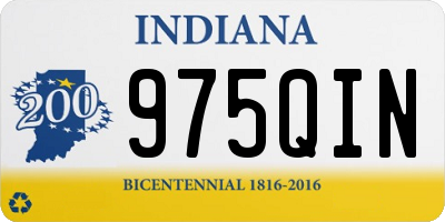 IN license plate 975QIN