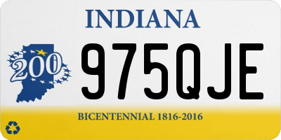 IN license plate 975QJE