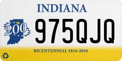 IN license plate 975QJQ