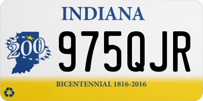 IN license plate 975QJR