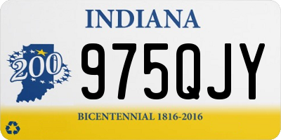 IN license plate 975QJY