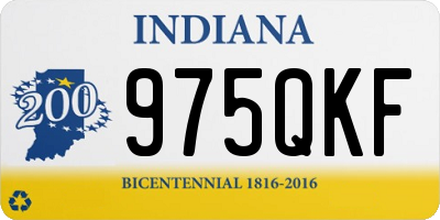 IN license plate 975QKF